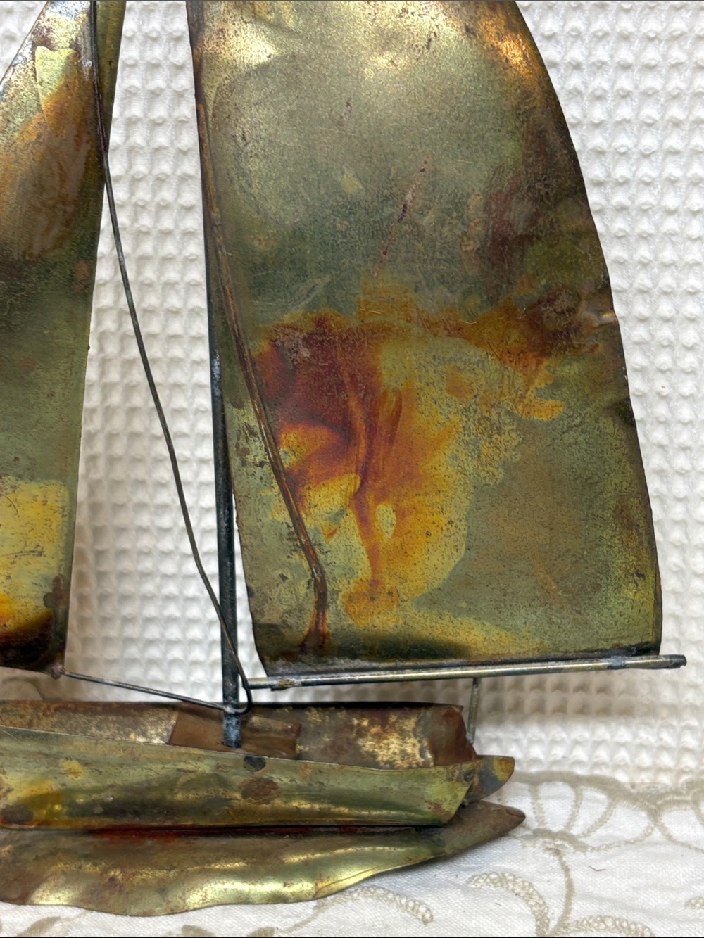 Tin sailboat - Picture 4 of 6
